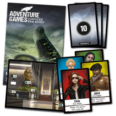 Adventure Games: Monochrome Inc. - Thirsty Meeples