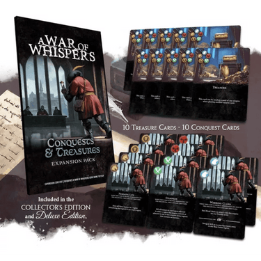 A War of Whispers: Conquests & Treasures - Thirsty Meeples