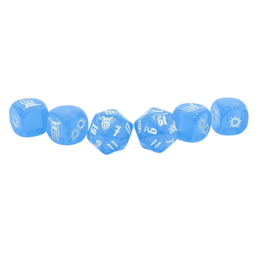 Achtung! Cthulhu RPG: Blauer Kristall Dice Set