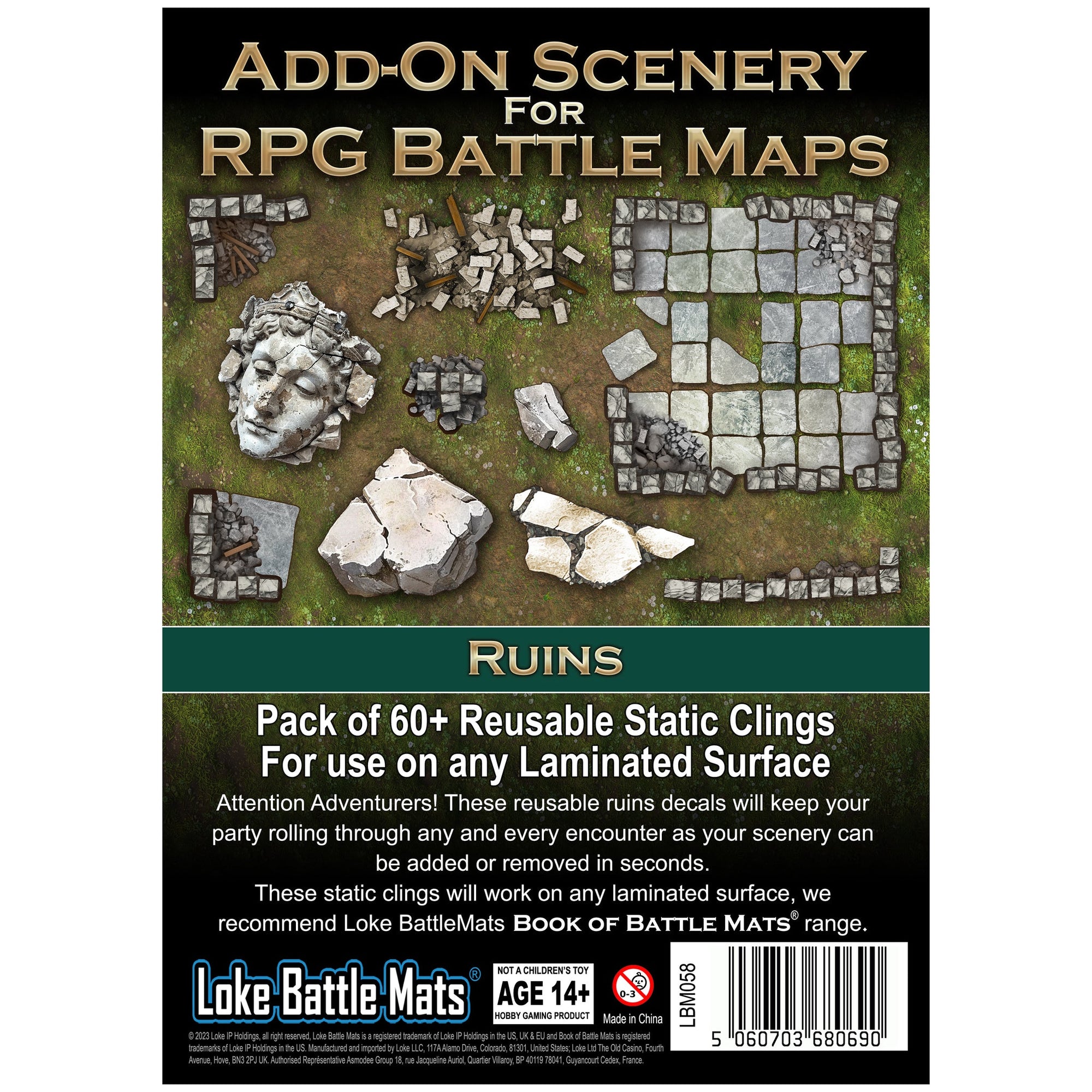 Add-On Scenery for RPG Maps: Ruins (PRE-ORDER)