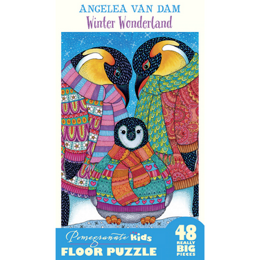 Angelea Van Dam: Winter Wonderland Floor Puzzle - Thirsty Meeples