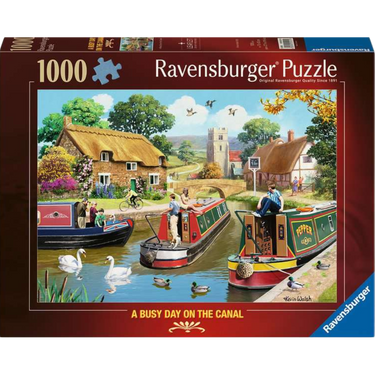 A Busy Day on the Canal