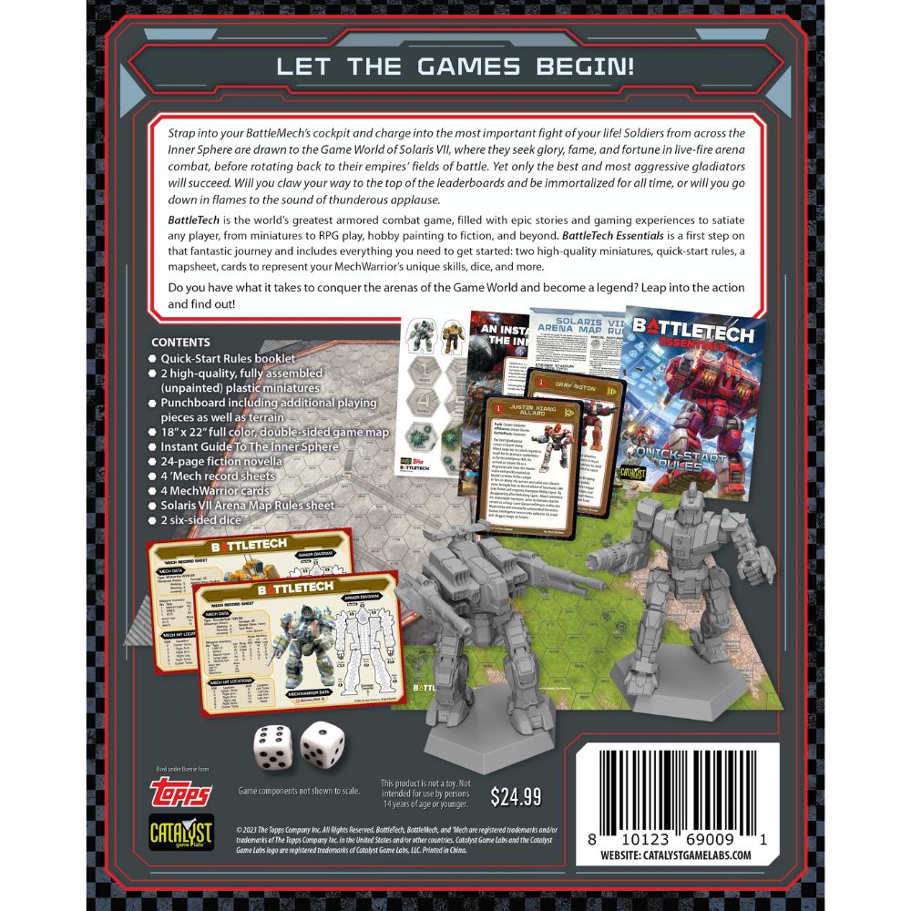Battletech Essentials BattleTech: Essentials (Boxed Set) – Thirsty Meeples