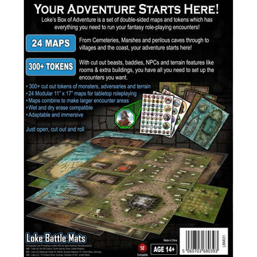 Battle Mats: Box of Adventure -  Coast of Dread
