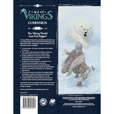 Age of Vikings RPG: Companion - back cover