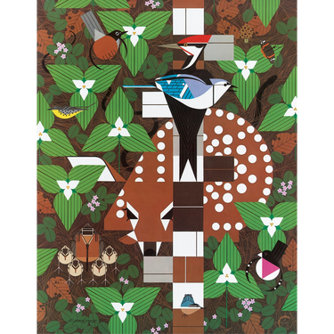 Charley Harper Double-Sided Jigsaw Puzzle Set