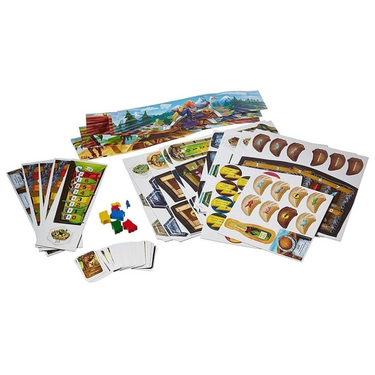 Family games Crazy Karts by Portal Games, featuring colorful game pieces and a vibrant game board for family fun.