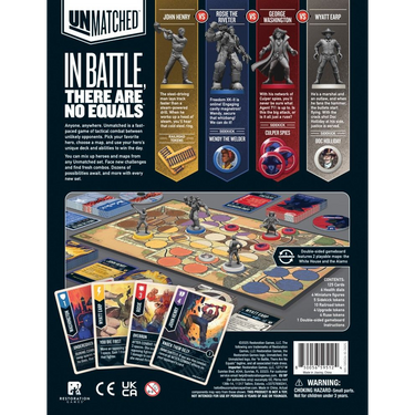 Unmatched: Stars and Stripes box back