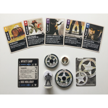Wyatt Earp and Doc Holliday components and cards