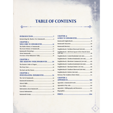 Call of Cthulhu RPG: Innsmouth