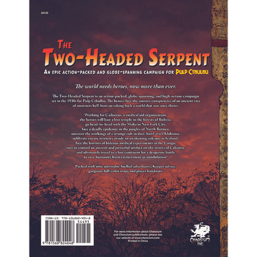 Call of Cthulhu RPG: The Two-Headed Serpent - Thirsty Meeples