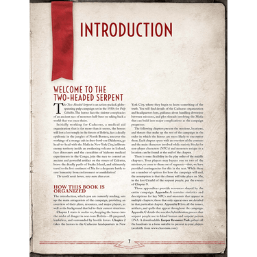 Call of Cthulhu RPG: The Two-Headed Serpent - Thirsty Meeples