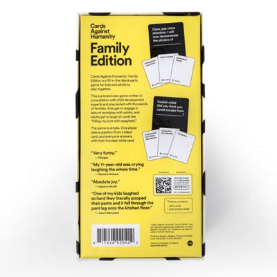 Cards Against Humanity Family Edition (DAMAGED)