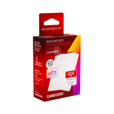 Board Game Sleeves: CATAN English Clear Matte