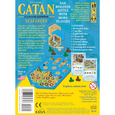 Catan (5th Edition): Seafarers 5-6 Player Extension - Thirsty Meeples