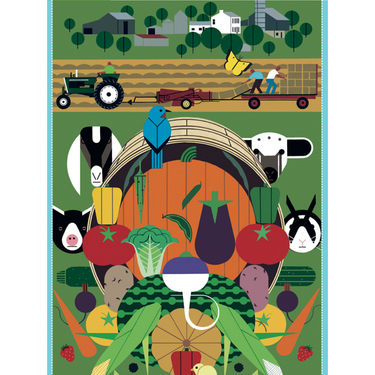 Charley Harper: Gorman Heritage Farm - Thirsty Meeples