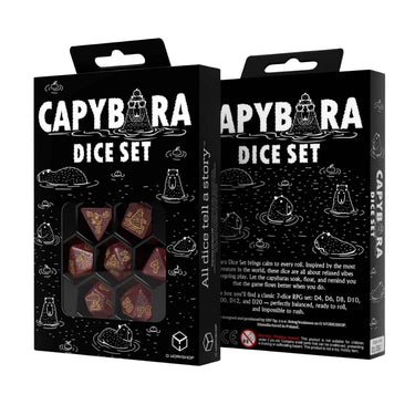 Capybara Dice Set: Chillo (PRE-ORDER)