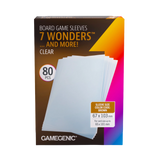Board Game Sleeves: 7 Wonders Clear