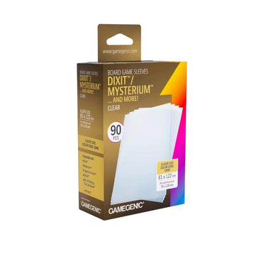 Board Game Sleeves: Dixit / Mysterium Clear (PRE-ORDER)