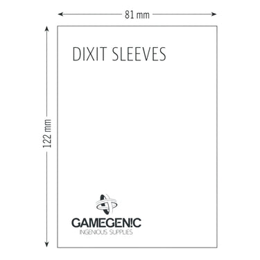 Board Game Sleeves: Dixit / Mysterium Clear (PRE-ORDER)