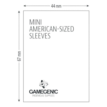 Board Game Sleeves: Mini American Clear (PRE-ORDER)