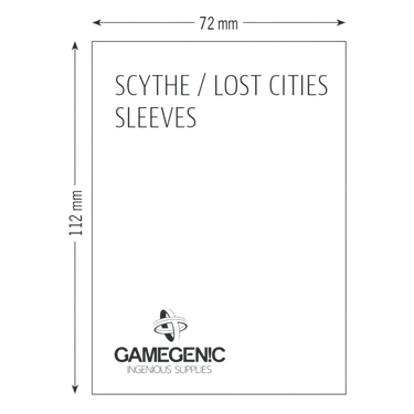 Board Game Sleeves: Scythe / Lost Cities Clear (PRE-ORDER)
