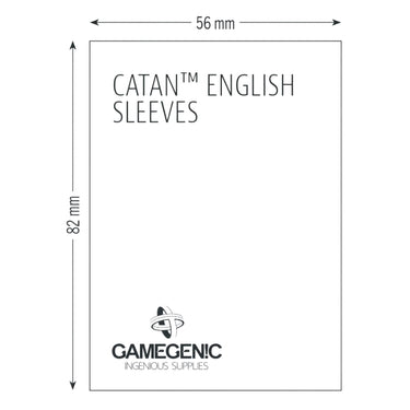 Board Game Sleeves: CATAN English Clear (PRE-ORDER)