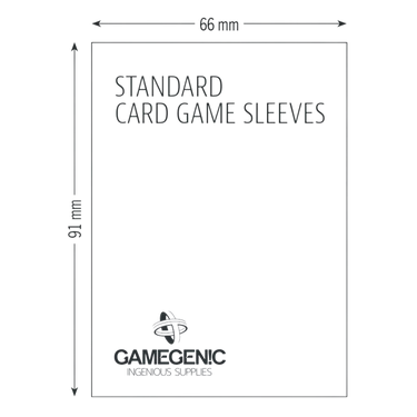 Board Game Sleeves: Standard Card Game Clear (PRE-ORDER)