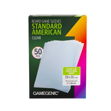 Board Game Sleeves: Standard American Clear