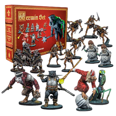 The Cats of Mont Saint Michel: Vermin Miniatures Set (PRE-ORDER) - Thirsty Meeples