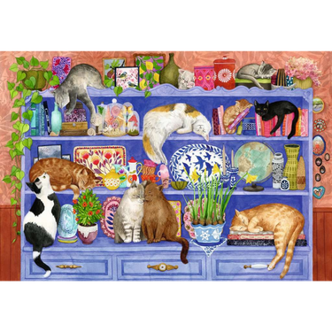 Cats on Shelf