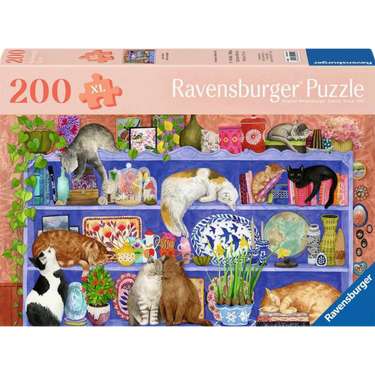 Cats on Shelf
