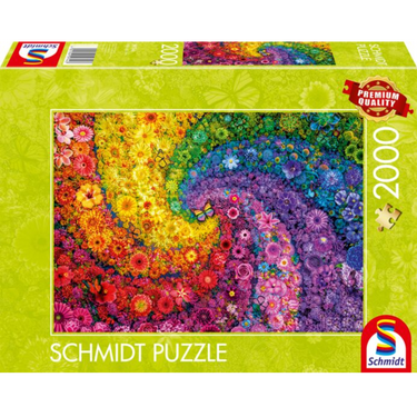 Colourful Swirl of Flowers