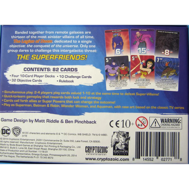 Challenge of the Superfriends Card Game
