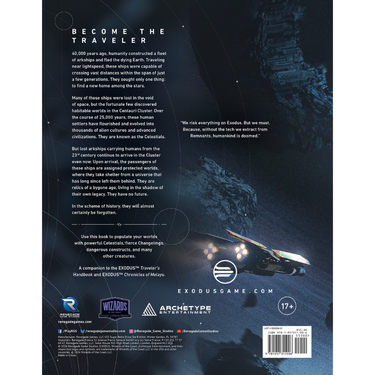 EXODUS Creature Catalogue back cover