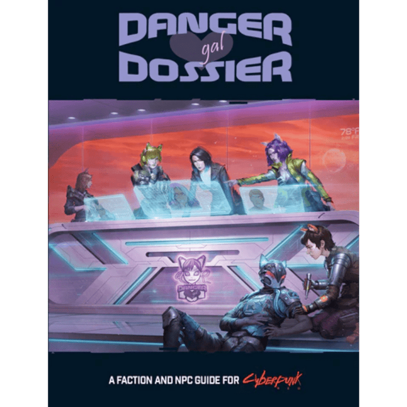 Cyberpunk RED RPG: Danger Gal Dossier (PRE-ORDER)