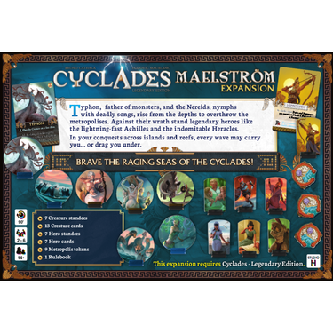 Cyclades: Maelström (Standard Edition) (PRE-ORDER) - Thirsty Meeples