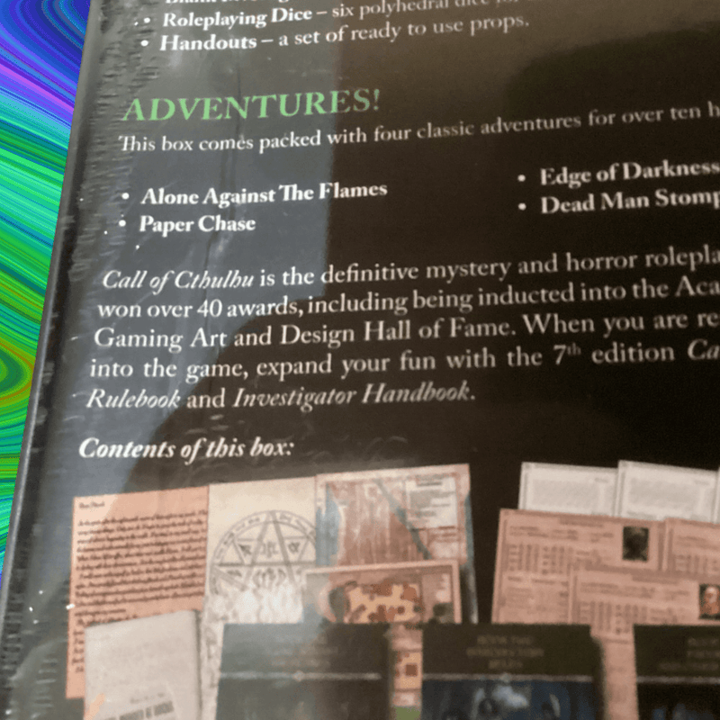 Call of Cthulhu RPG: Starter Set (DAMAGED)