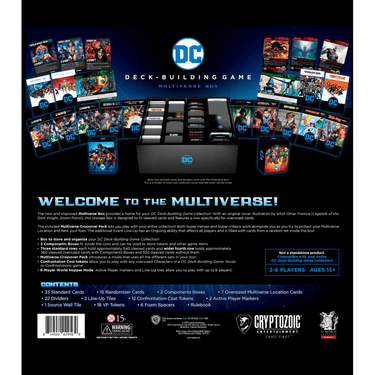 DC Deck-Building Game: Multiverse Box – Super Heroes Edition