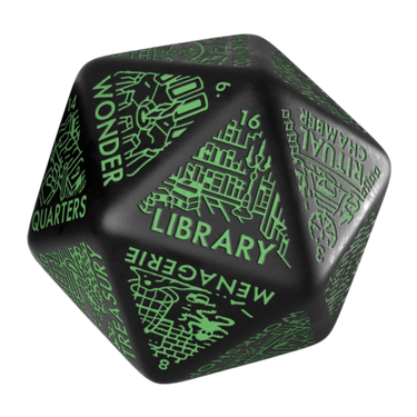 Dungeon Generator Die: Black/Green