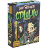 Don't Mess with Cthulhu Deluxe party game box with colorful artwork, featuring indie board game branding and game components.