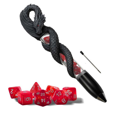 Dragon Pen with Mini Dice Set and Character Sheet (PRE-ORDER)