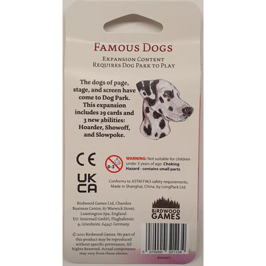 Dog Park: Famous Dogs Expansion