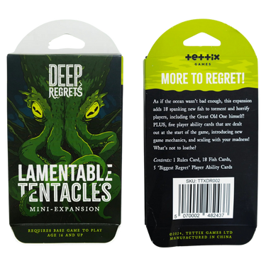 Deep Regrets: Lamentable Tentacles - Thirsty Meeples