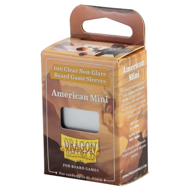 American Mini Clear/Non-Glare Board Game Sleeves