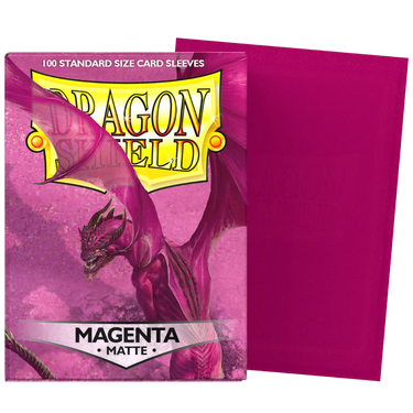 Magenta Matte Sleeves Standard Size