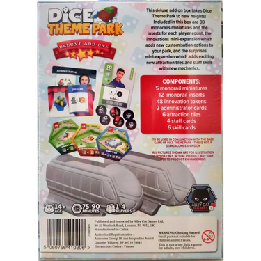 Dice Theme Park: Deluxe Add-ons Box - Thirsty Meeples