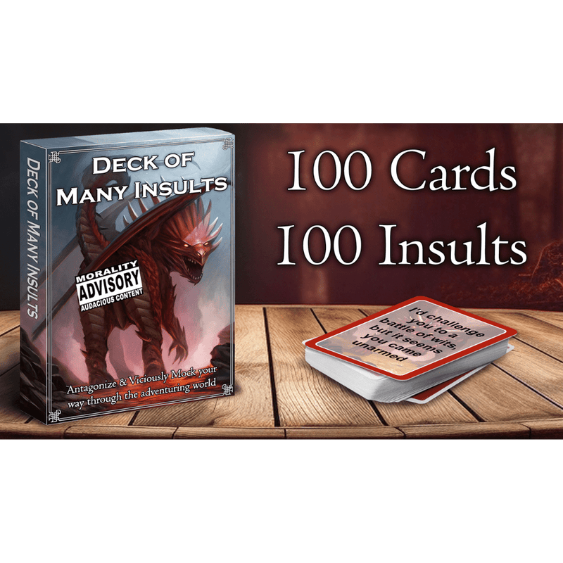 Deck of Many Insults (PRE-ORDER)
