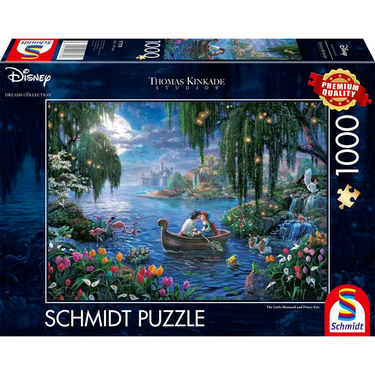 Disney Dreams Collection: The Little Mermaid and Prince Eric (1000 Pieces) - Thirsty Meeples