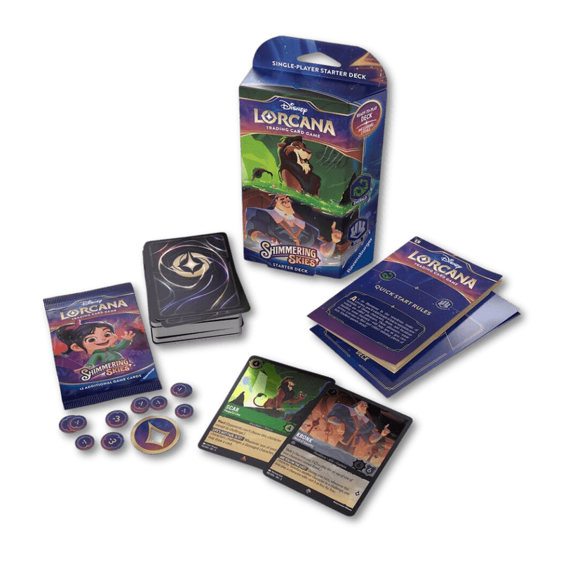 Disney Lorcana TCG: Shimmering Skies Starter Deck (Emerald & Steel)